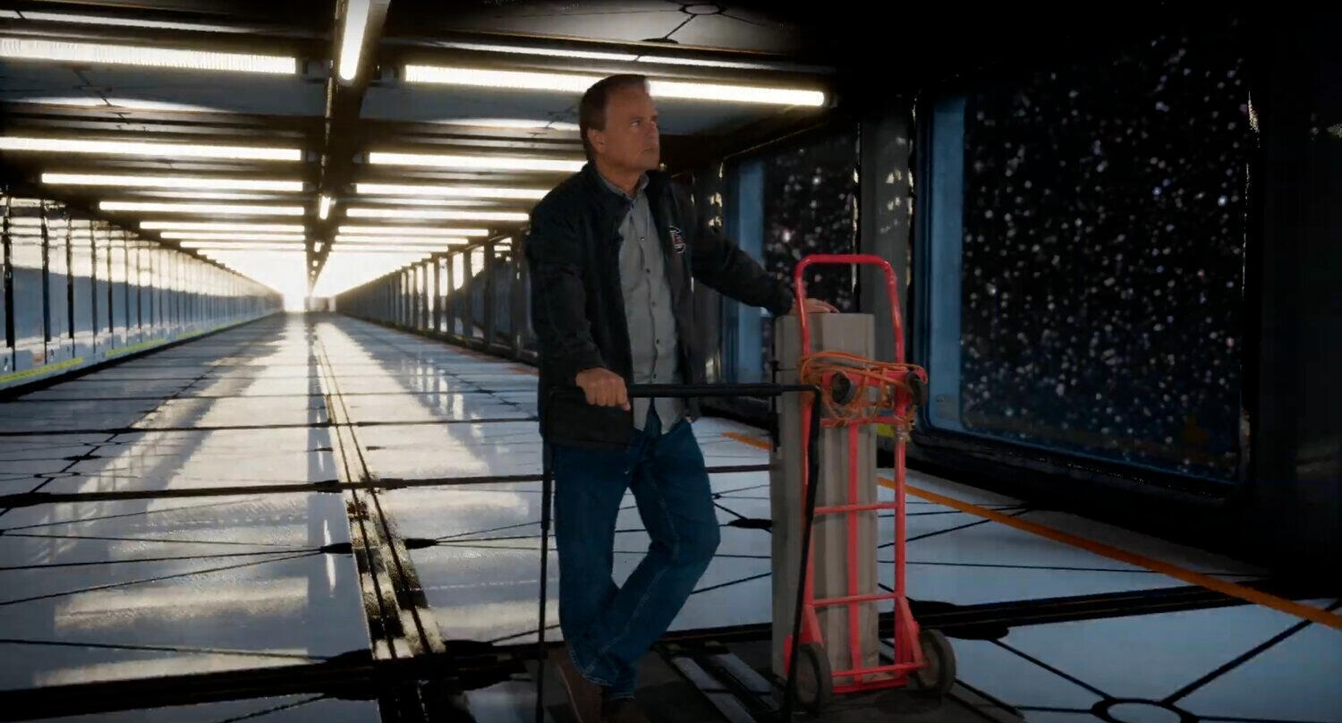 Space Hallway Set at L.A. Castle Studios