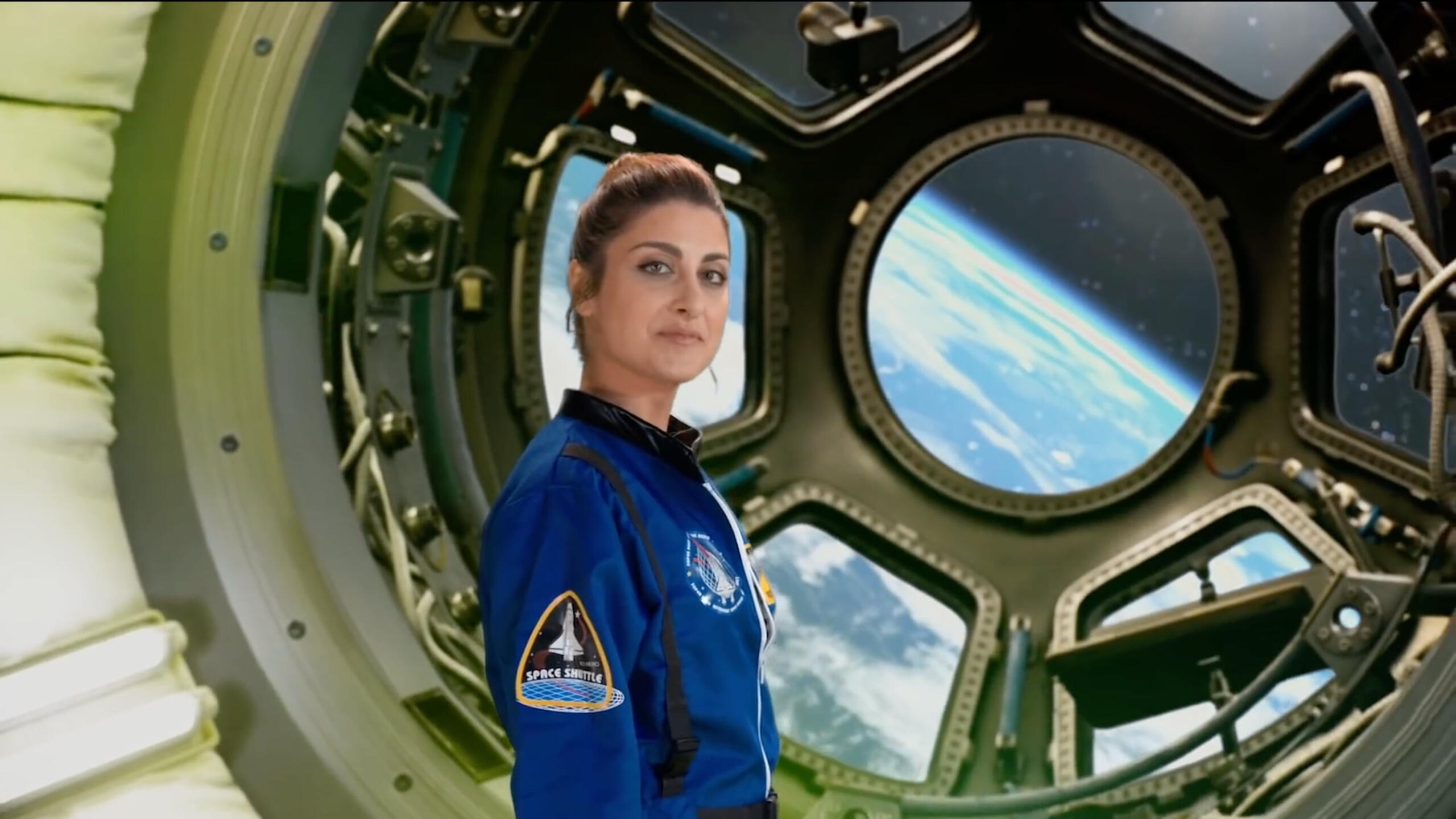 Space Station Set for a National Television Commercial